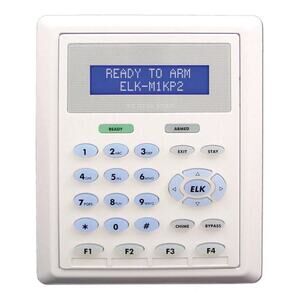 Elk M1KP2 LCD Low Profile Programmable Keypad